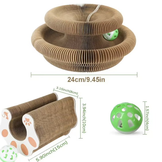 Arranhador com Bolinha para Gatos