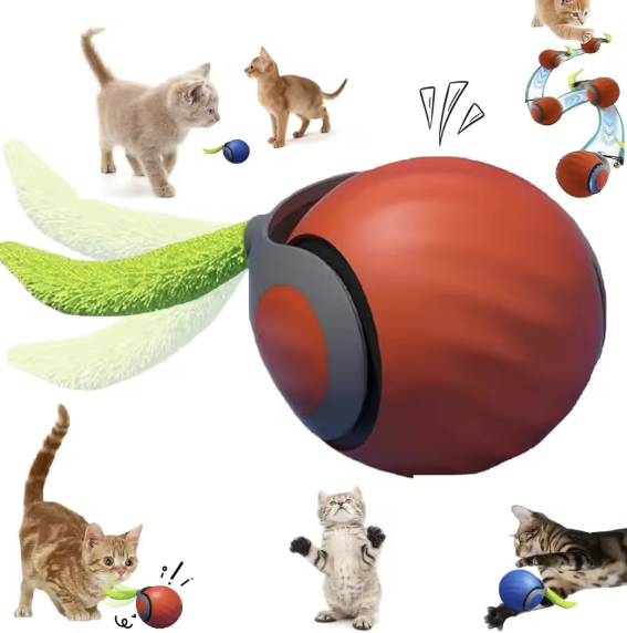 Bola com Cauda para Gatos