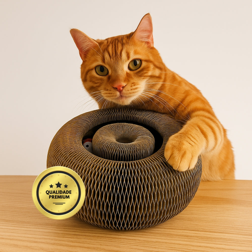 Arranhador com Bolinha para Gatos